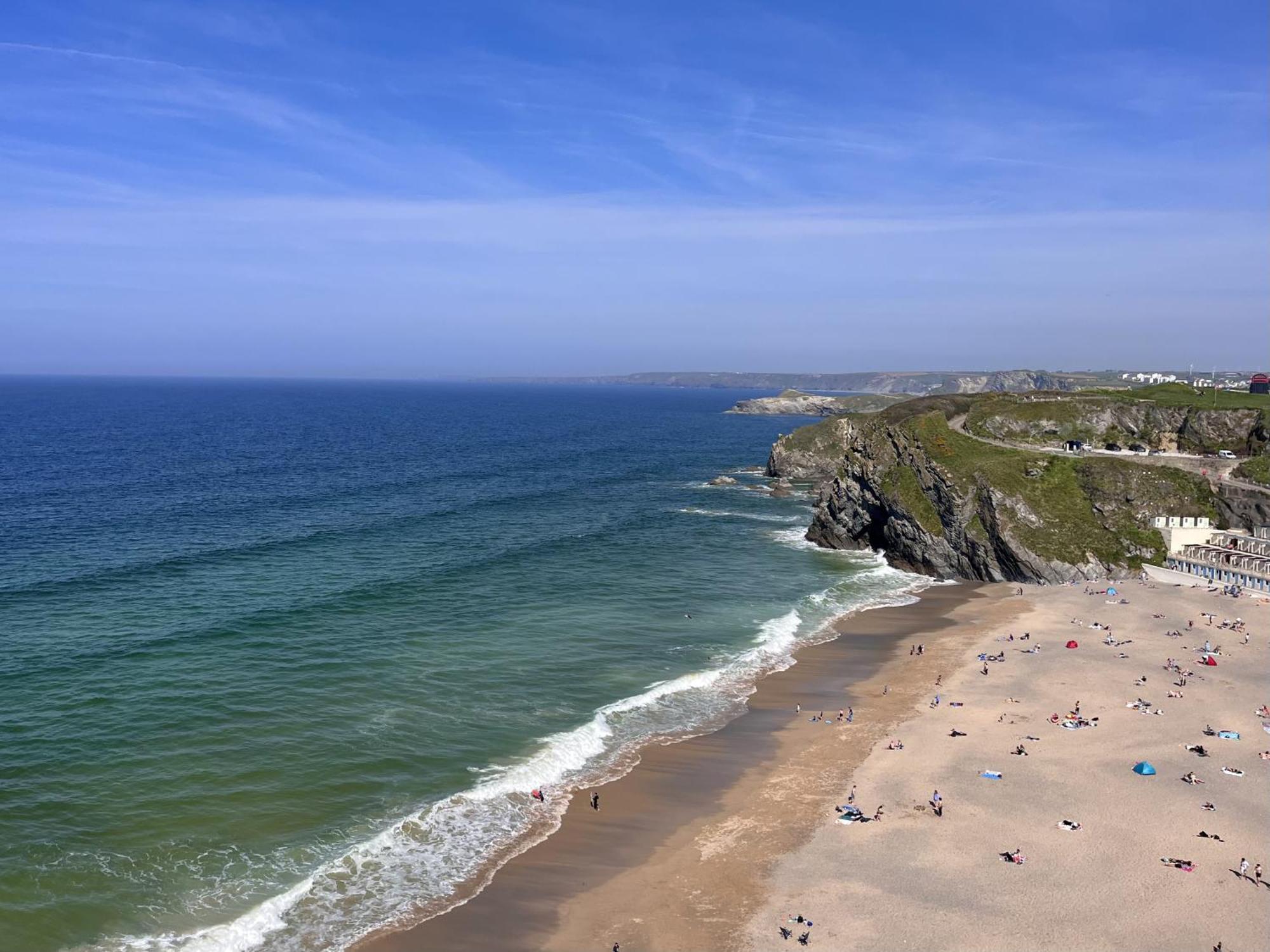 Newquay Rocklands Beach View 외부 사진